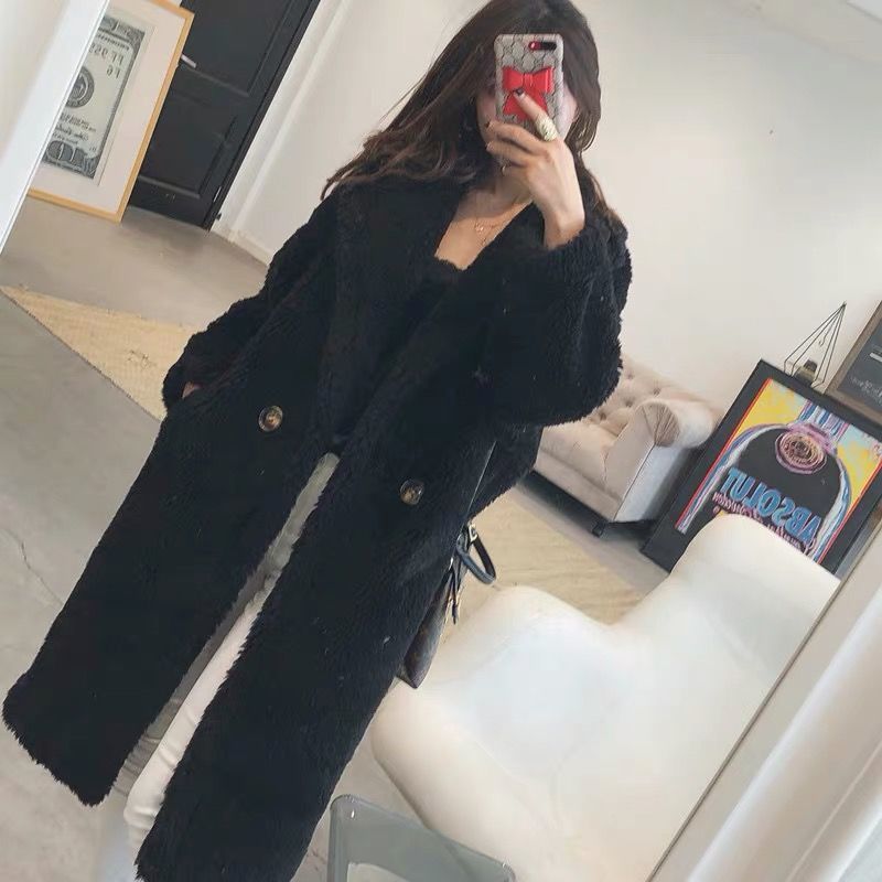 Teddy coat lungo oversize Black Insane dress