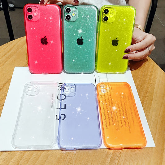 Glitter Fluorescent Colors Phone Cases On For iphone eprolo