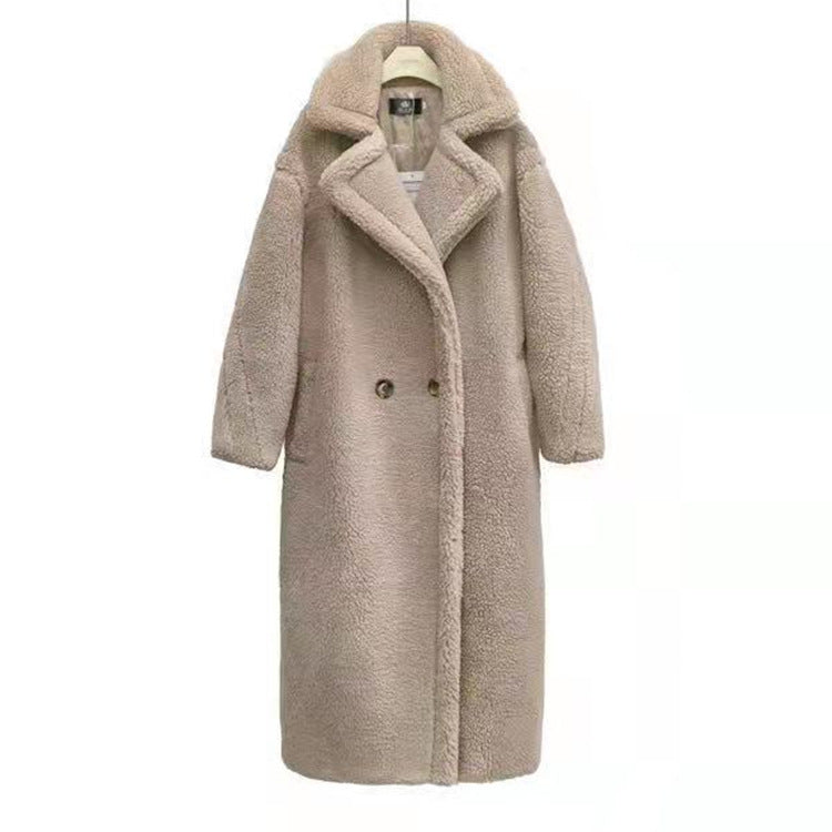 Teddy coat lungo oversize Light brown Insane dress