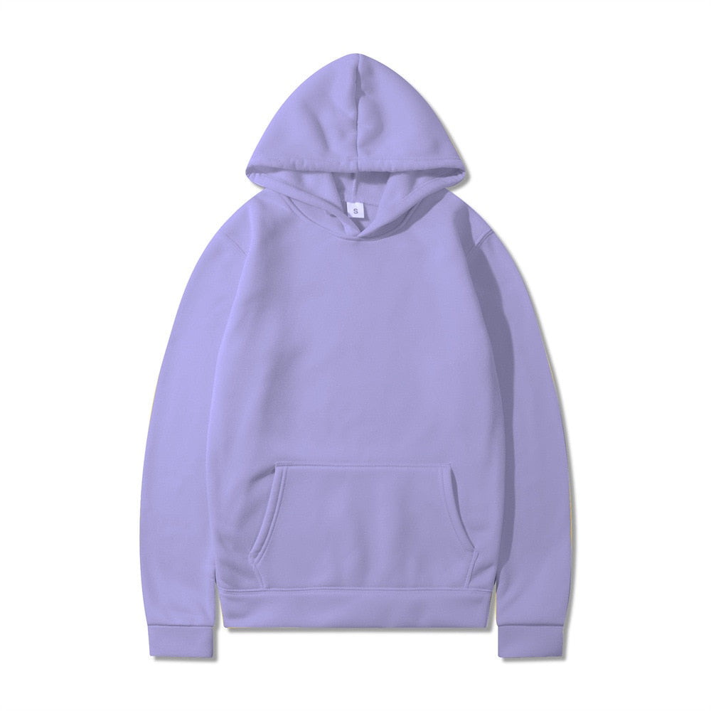 Felpa Hoodie colors unisex basic Light Purple Insane Dress