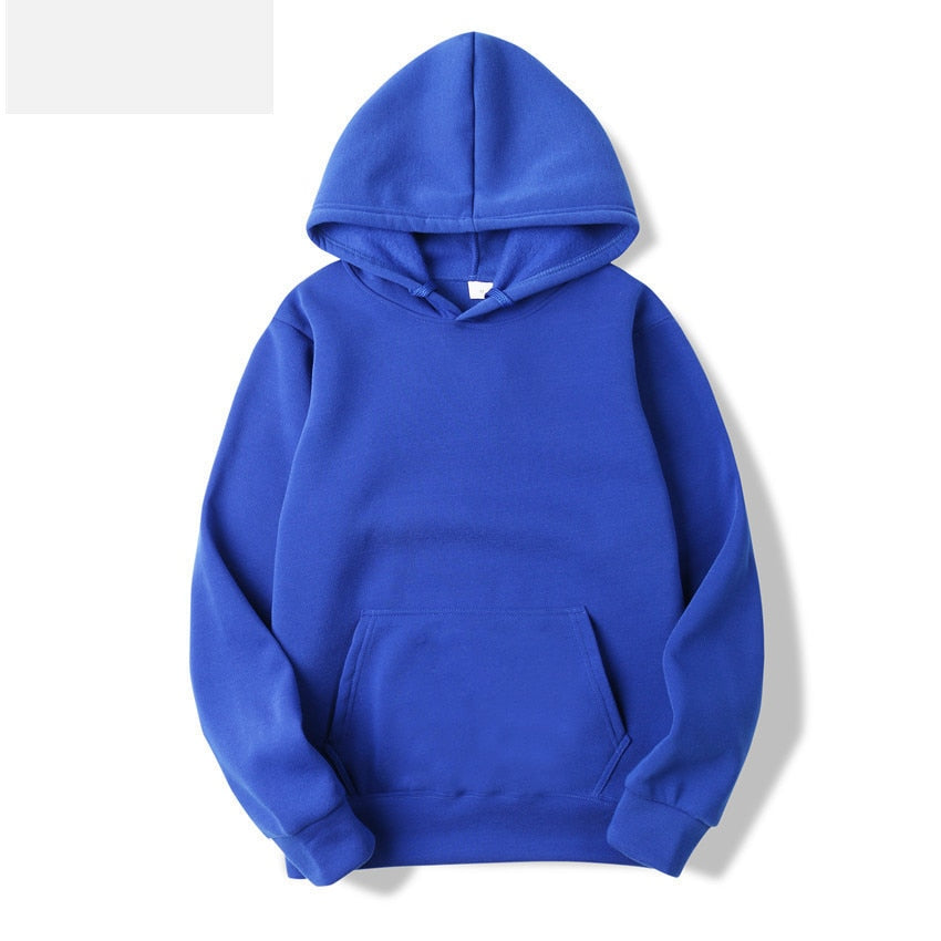 Felpa Hoodie colors unisex basic Blue Insane Dress