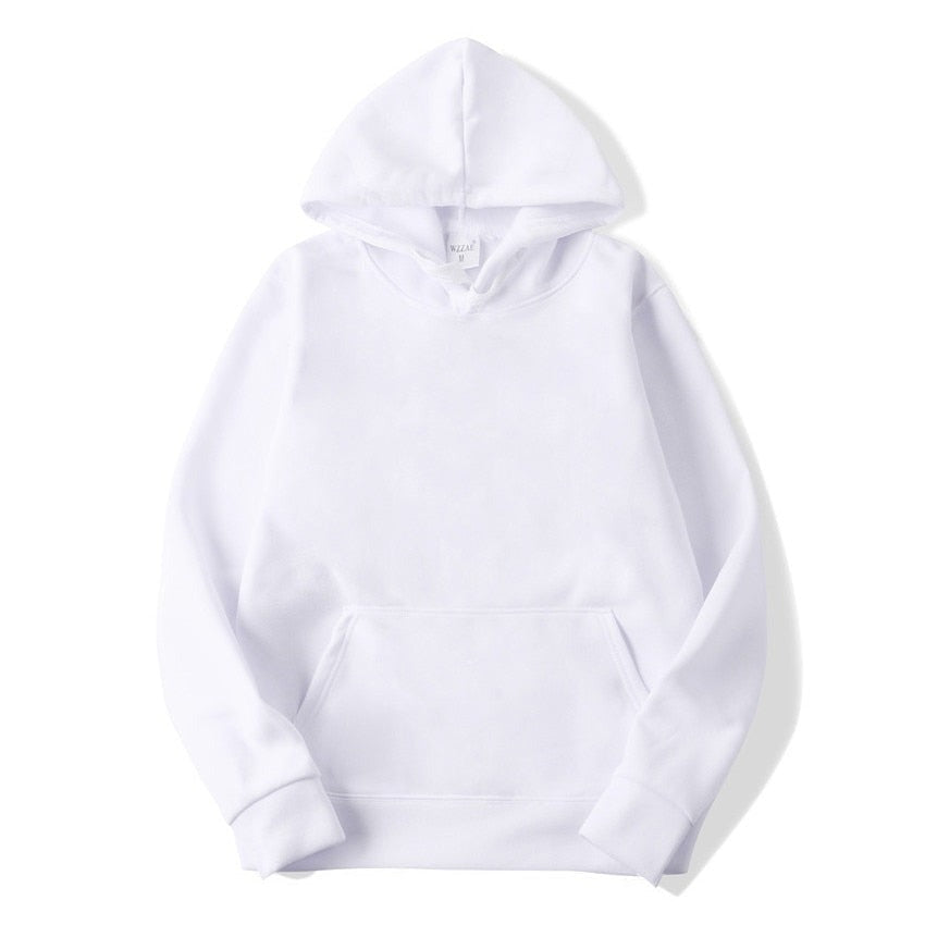 Felpa Hoodie colors unisex basic White Insane Dress