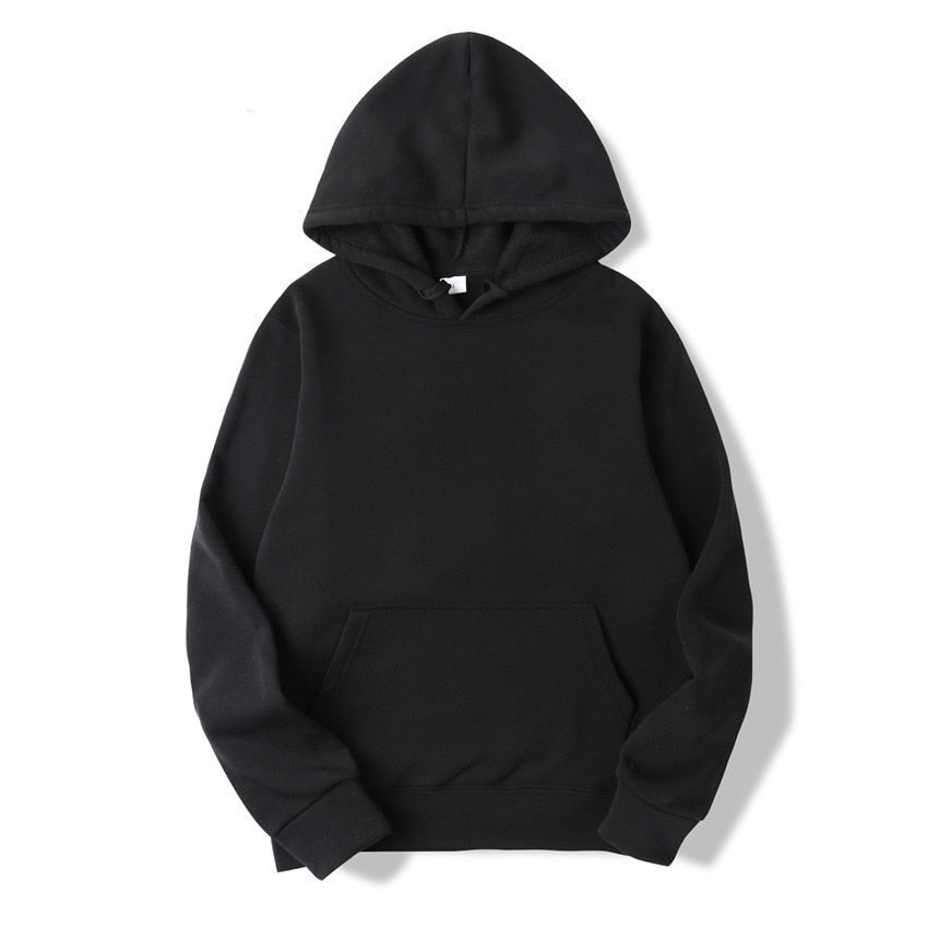 Felpa Hoodie colors unisex basic Black Insane Dress