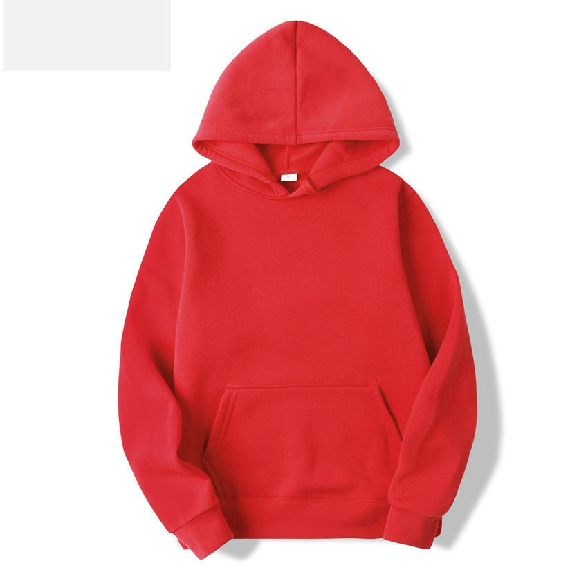 Felpa Hoodie colors unisex basic Red Insane Dress