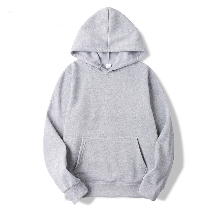 Felpa Hoodie colors unisex basic Light Gray Insane Dress