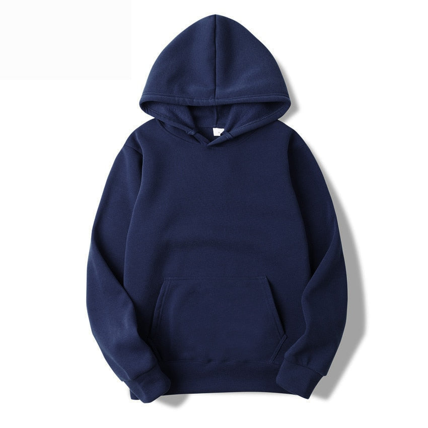 Felpa Hoodie colors unisex basic Navy Insane Dress