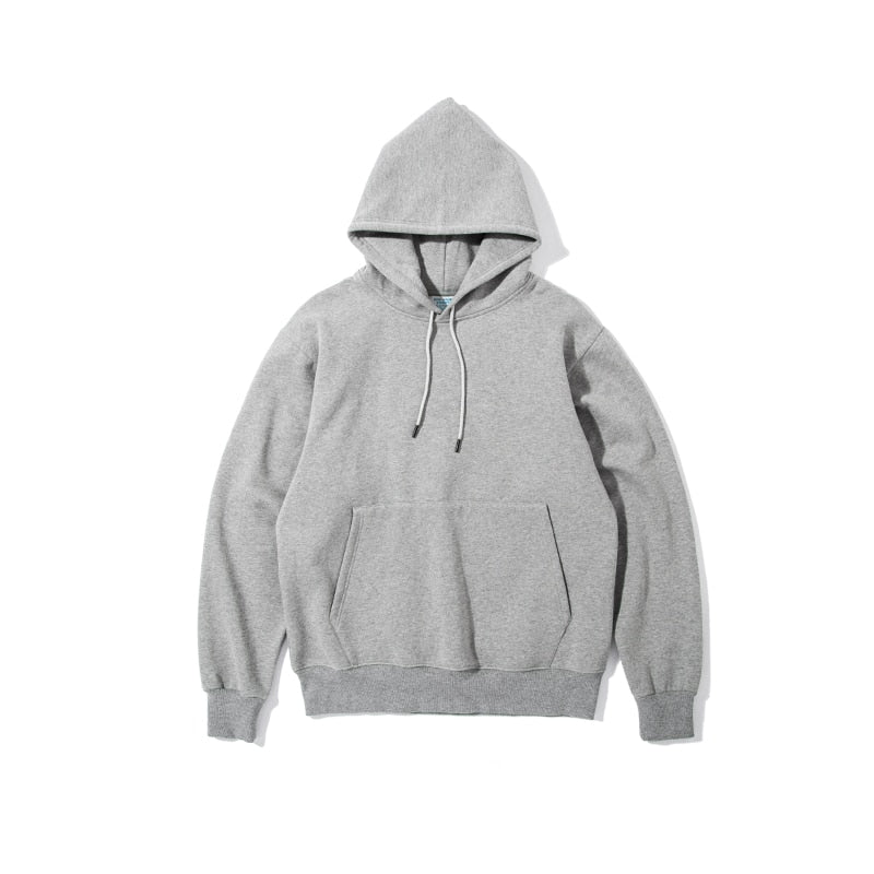 Winter Mens Thick Fleece Hoodies Unisex grey Insane Dress