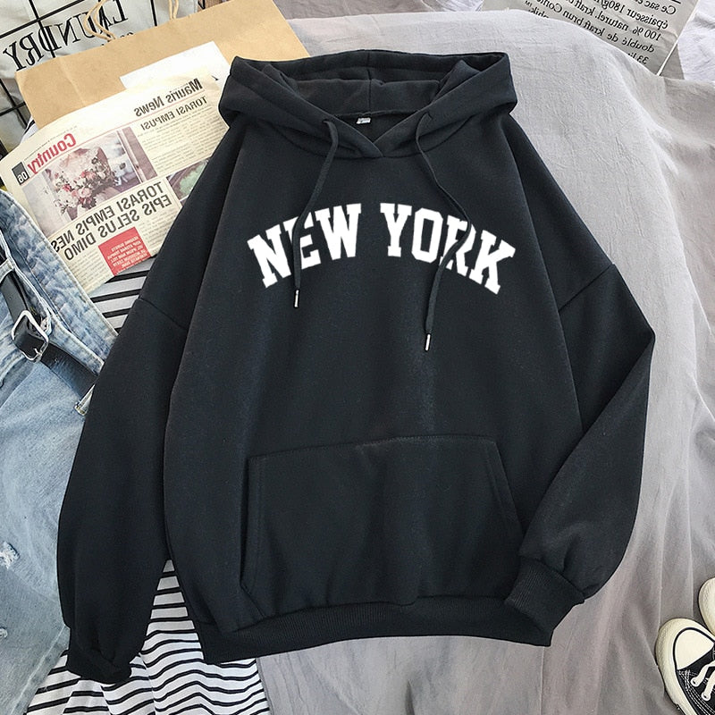 Felpa Hoodies New York unisex 21 Insane Dress