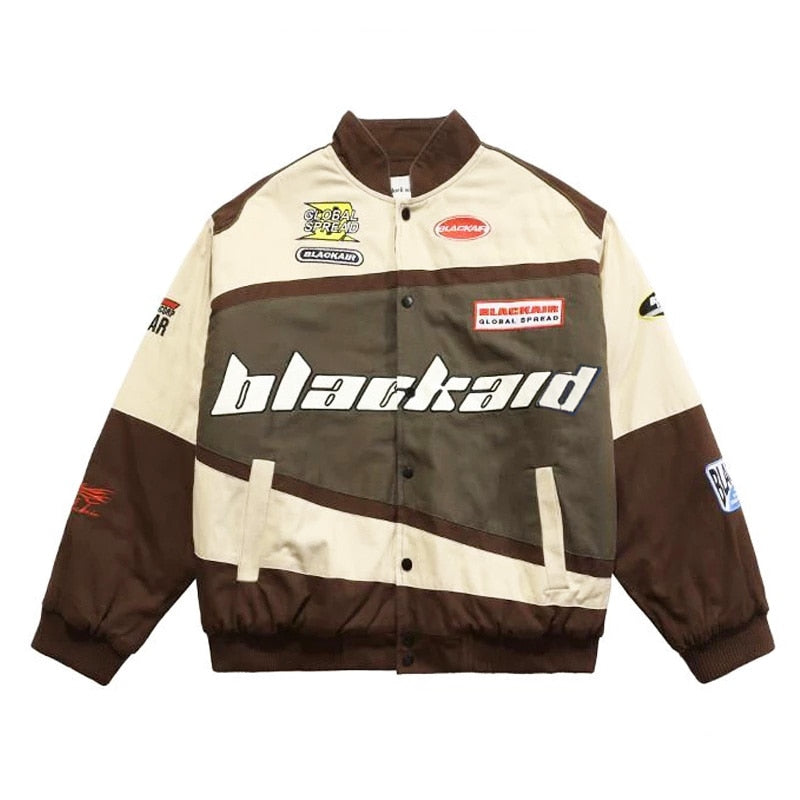 Bomber racing parch unisex nascar college brown Insane Dress