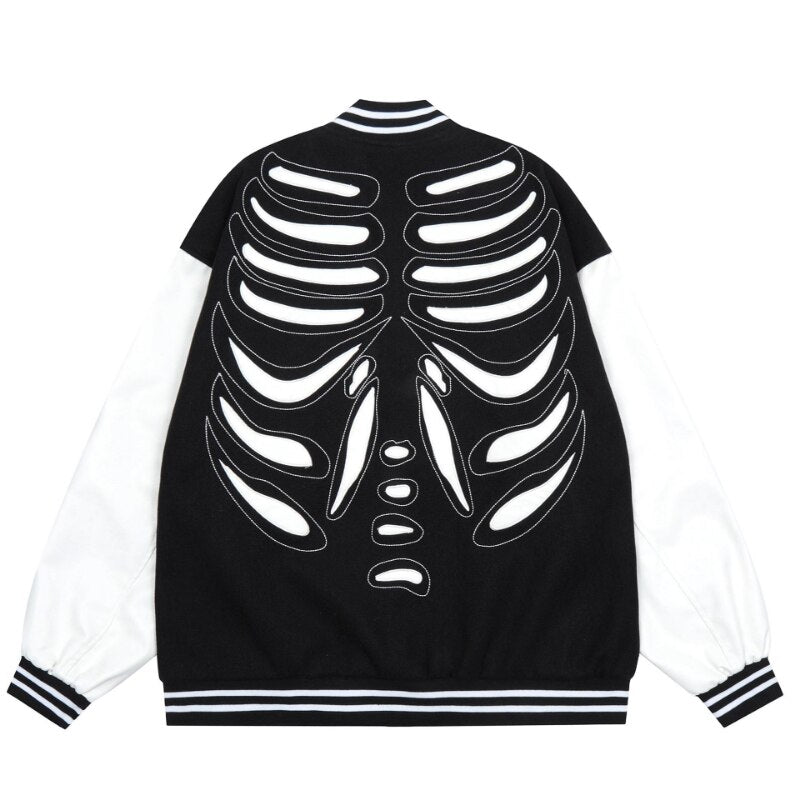 Varsity skeleton unisex patch Insane Dress