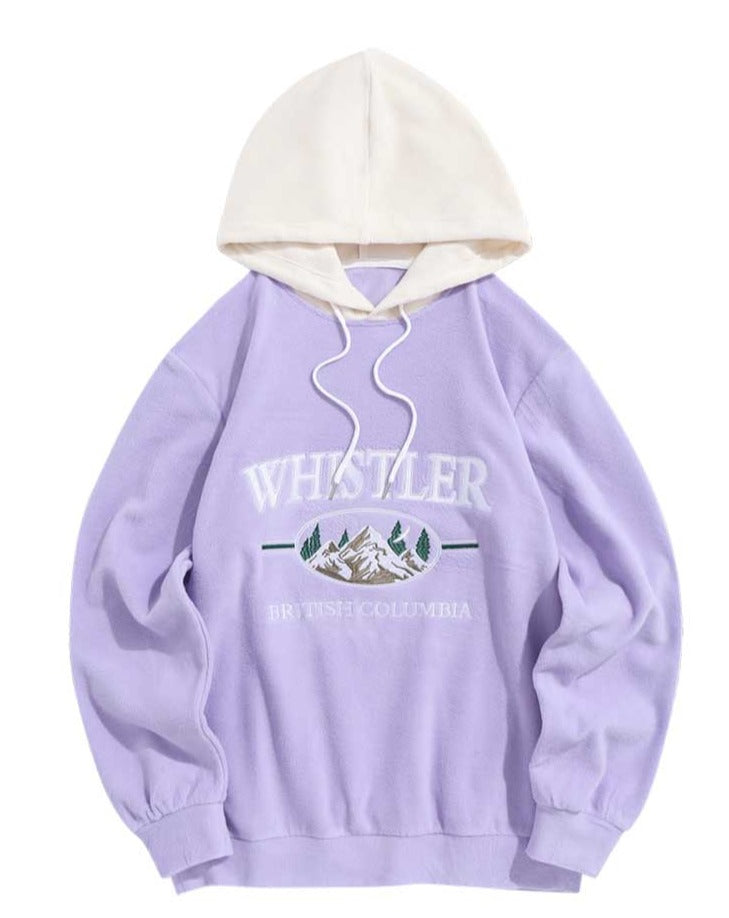 Felpa hoodie Whistler unisex vintage inspo Purple Insane Dress