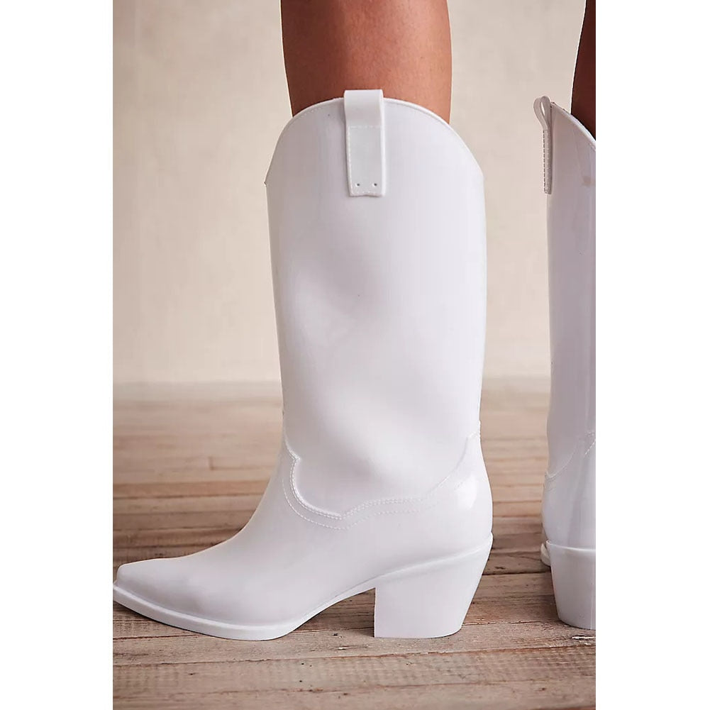 Cowboy Boots total white Melissa Insane Dress