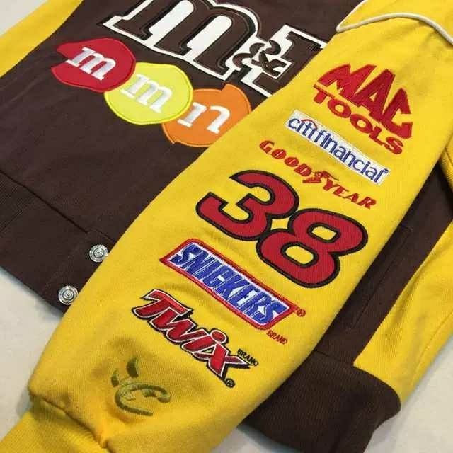 bomber M&M Racing coats Varsity vintage inspo ricamato Insane Dress