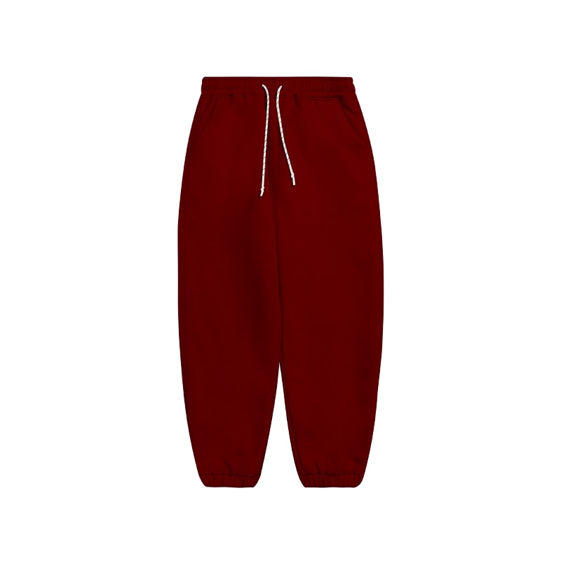 Tuta felpa hoodie basic unisex (Pants) Wine red Insane Dress