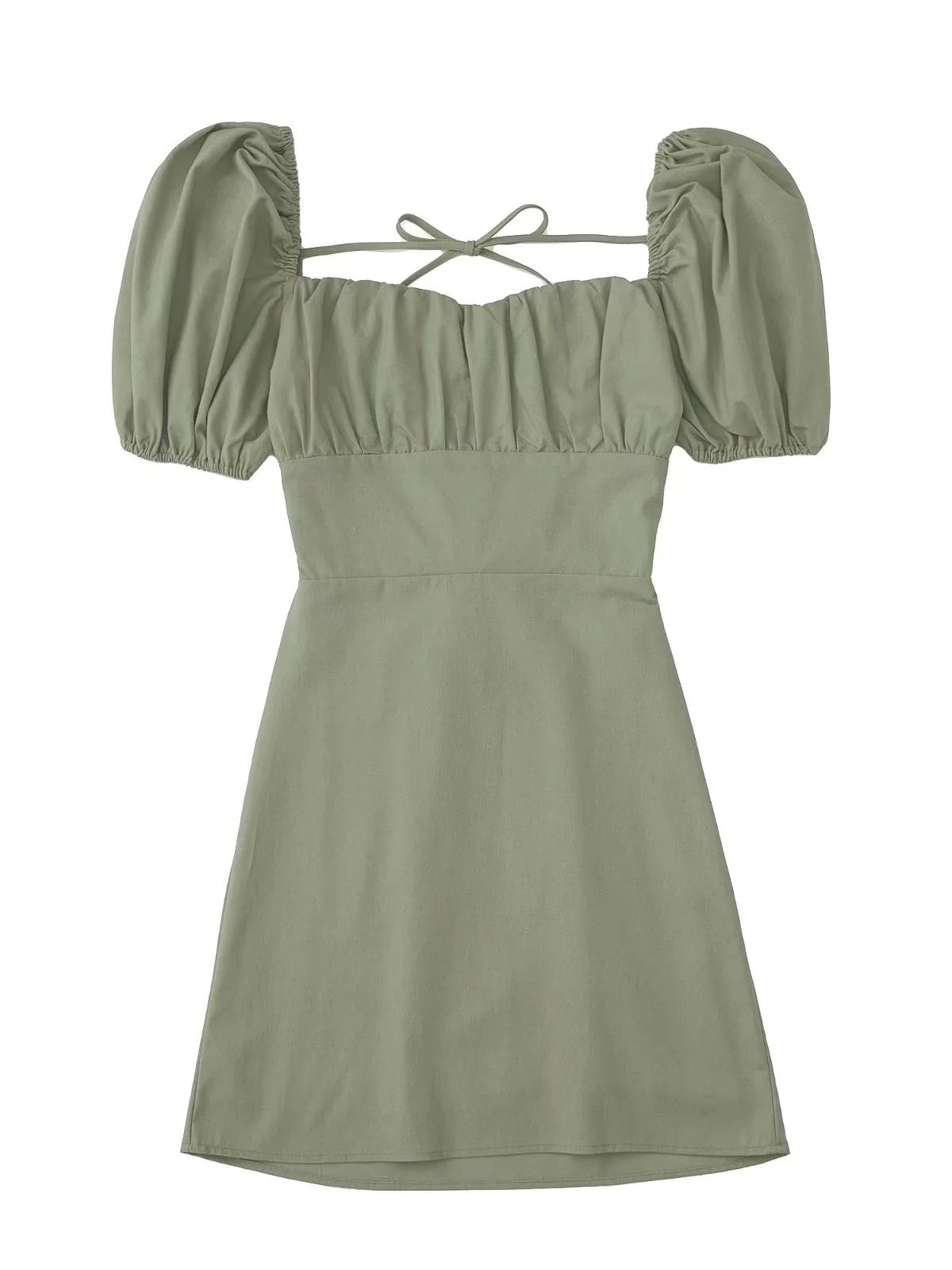 Abito corto donna balconcino Army Green Insane Dress