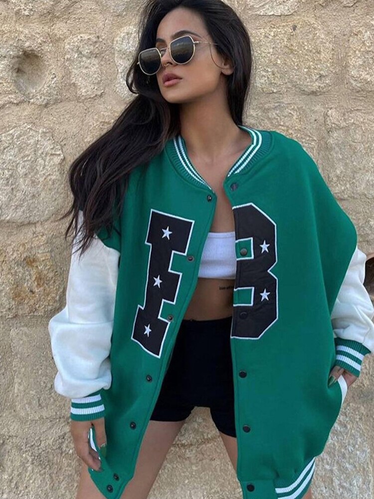 Varsity bomber oversize giubbotto Insane Dress