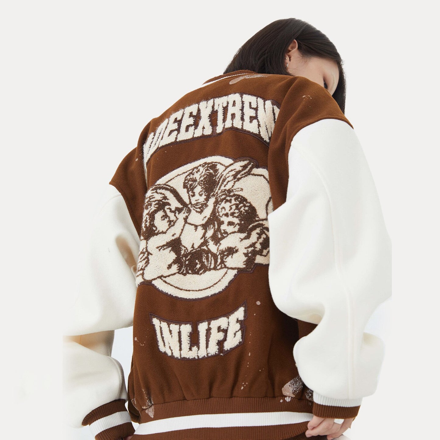 Varsity jacket vintage inspo unisex patch Insane Dress