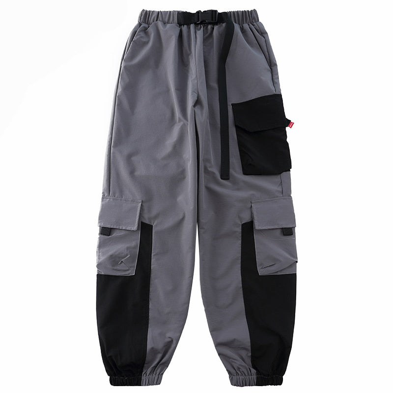 Streetwear Cargo Pants uomo tasconi pantalone A114013 Gray Insane Dress