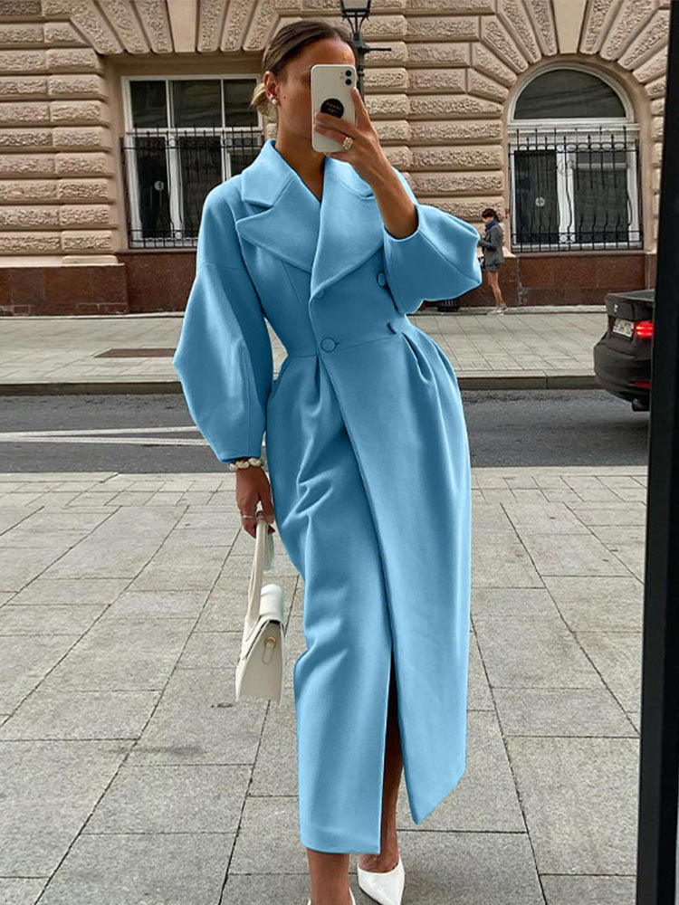 Cappotto over caramella donna Sky Blue Insane Dress