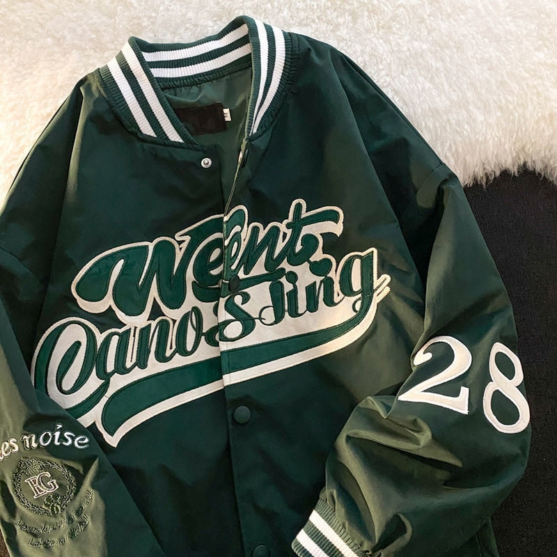 Baseball Jacket Bomber unisex vintage inspo Insane Dress