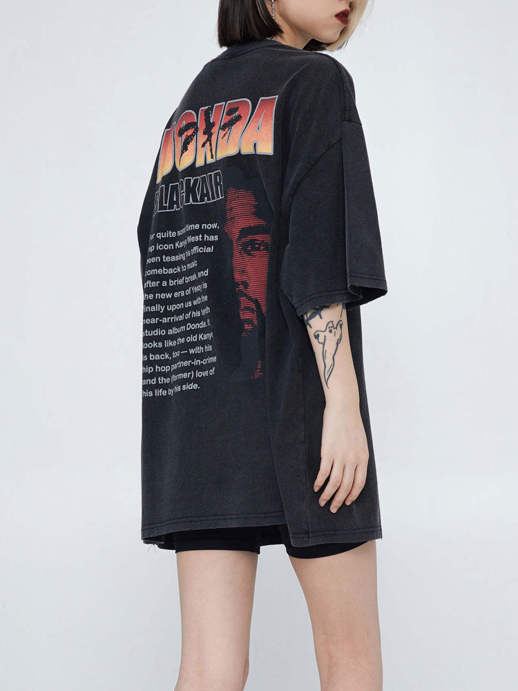 T shirt icon unisex oversize uomo unisex rap hip hop Insane Dress