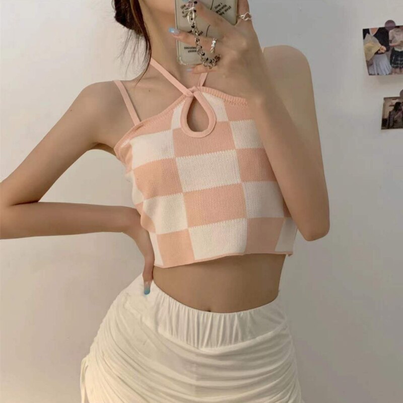 Top check white One Size Insane Dress