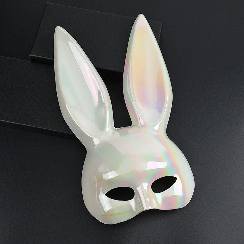 Maschera Bunny donna perlata coniglio White Insane Dress