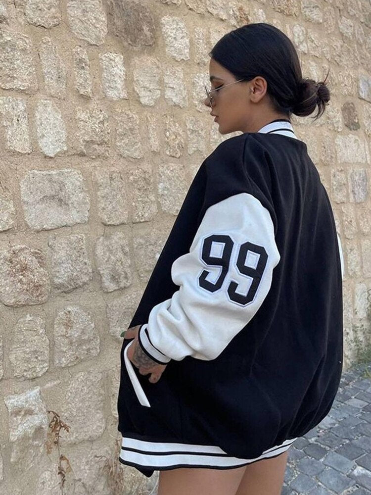 Varsity bomber oversize giubbotto Insane Dress