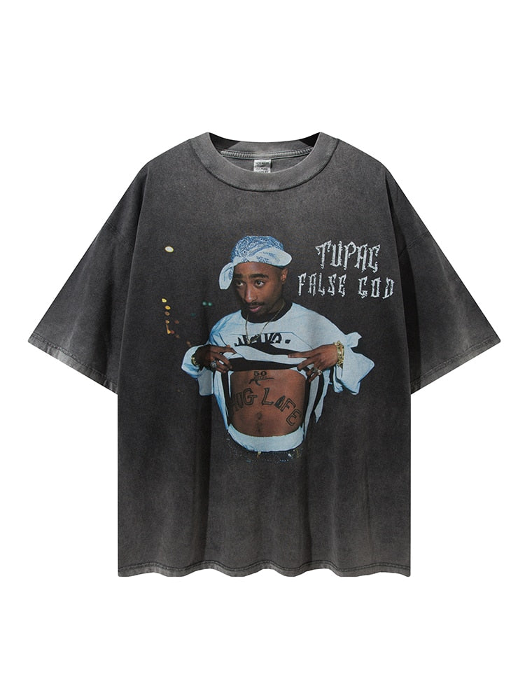 Tshirt vintage 2pac unisex retro rap hip hop Insane Dress