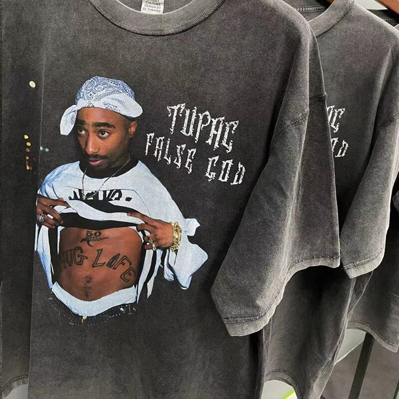 Tshirt vintage 2pac unisex retro rap hip hop Insane Dress