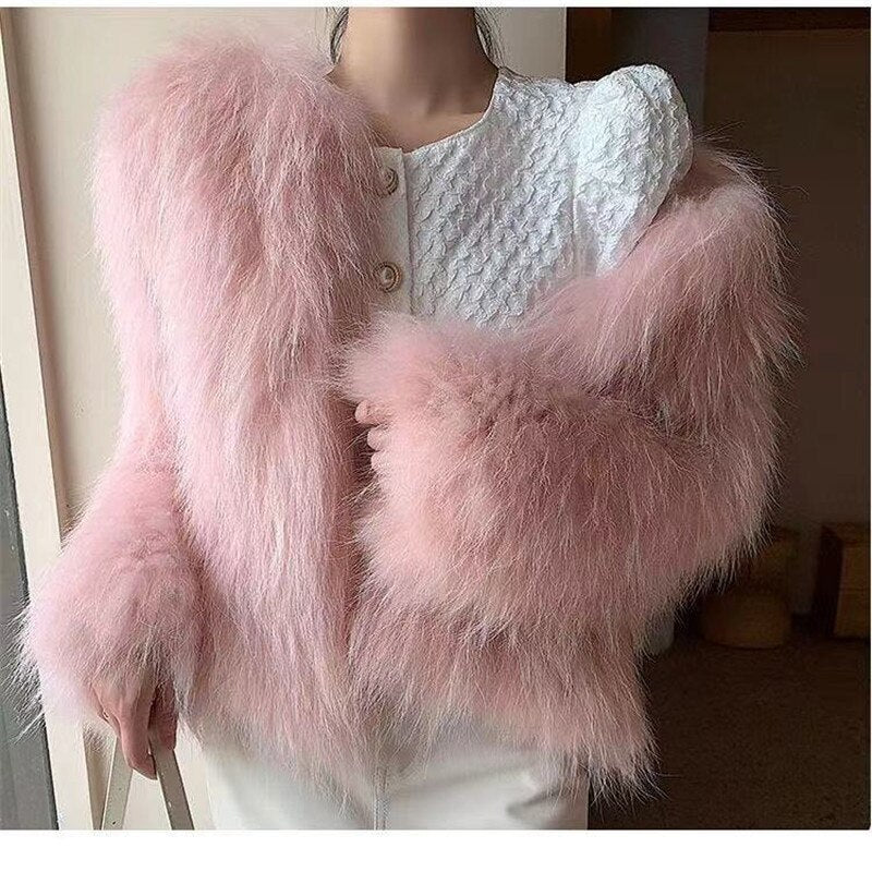 Faux Fur Coat Outerwear Furry Fluffy Women 3 Insane Dress