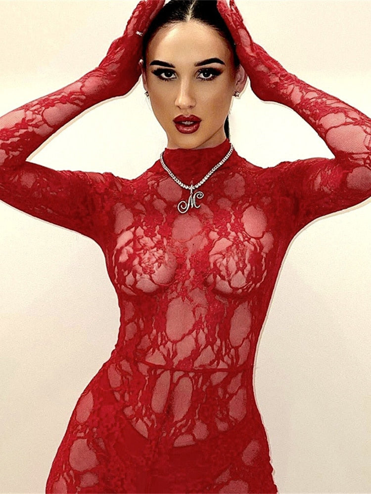 Titina Scarlet Red Insane Dress