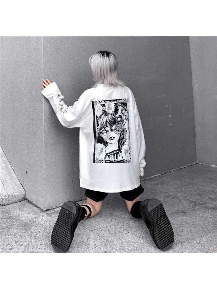 Tshirt Cartoon Punk Japanese Anime Insane Dress