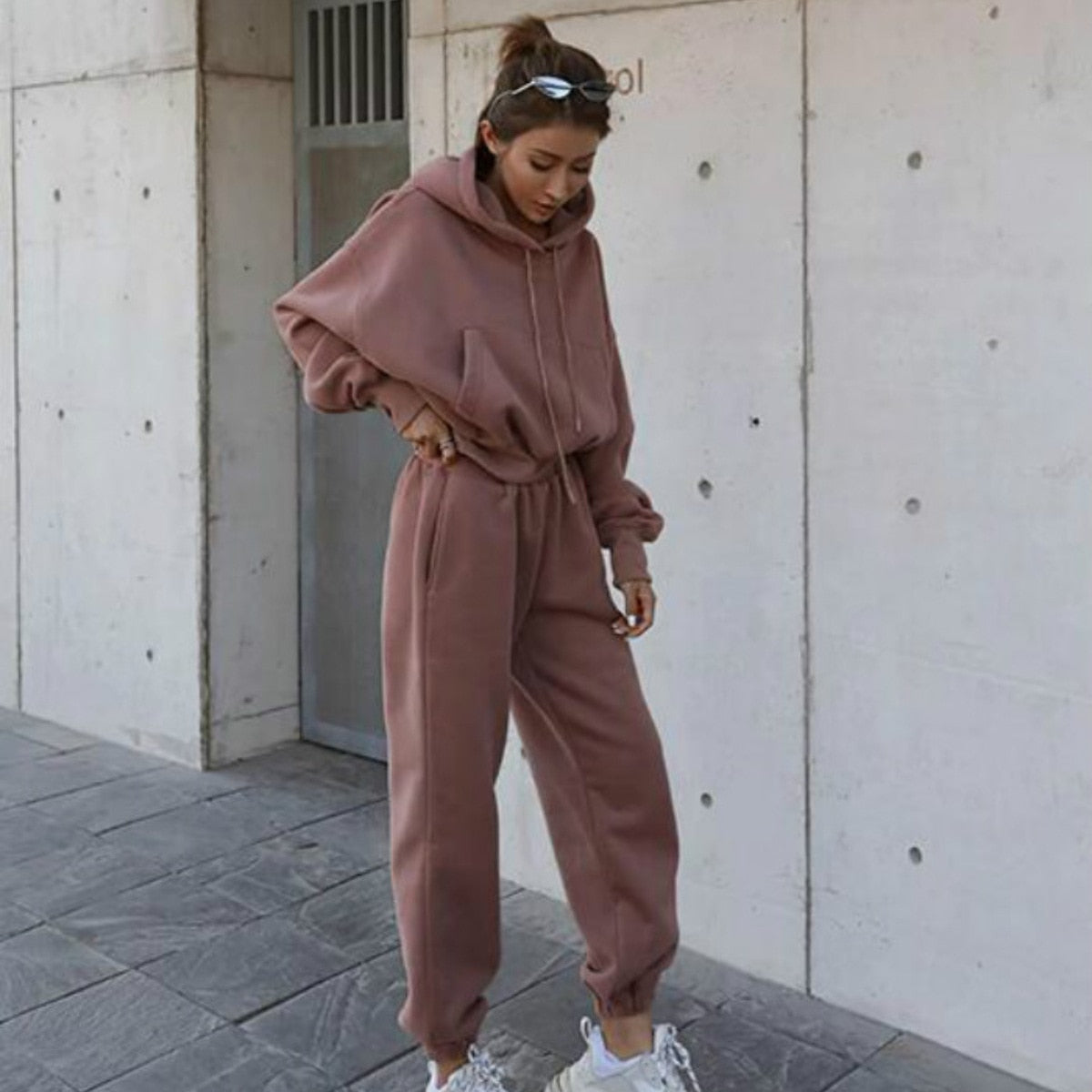 Track suits Hoodie and Pants Set Auburn Insane Dress