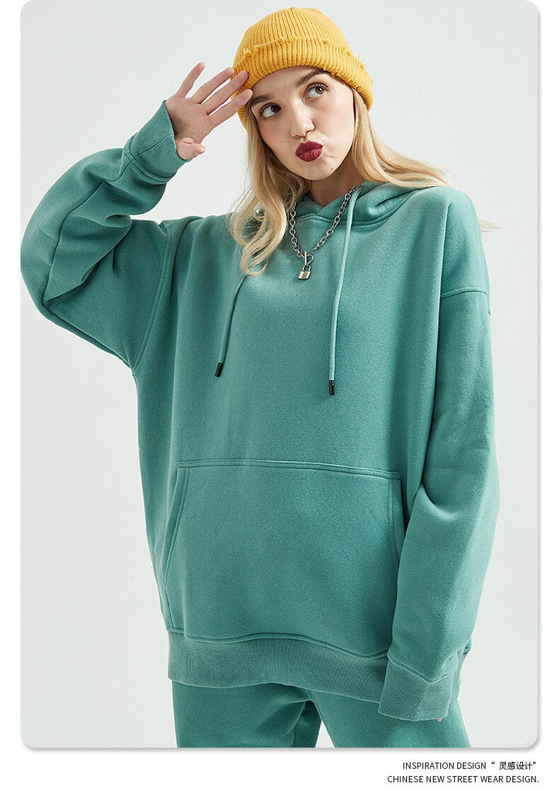 Completo tuta over hoodie fleece Kennie Insane Dress