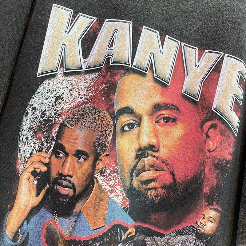 Tshirt Kanye unisex vintage bootleg 90s oversize Insane Dress