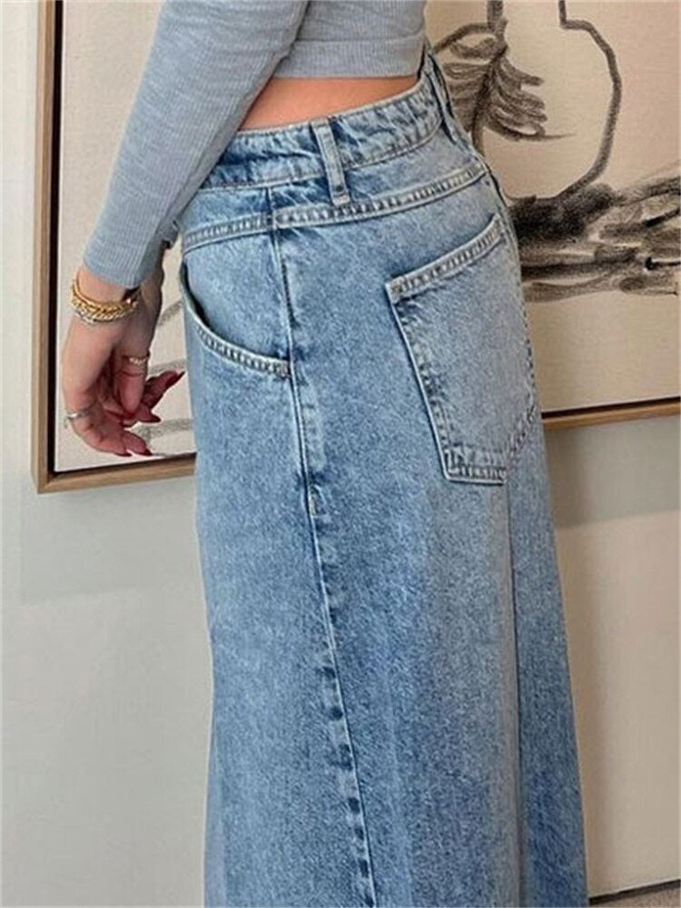 Maxy gonna jeans donna vintage inspo Insane Dress