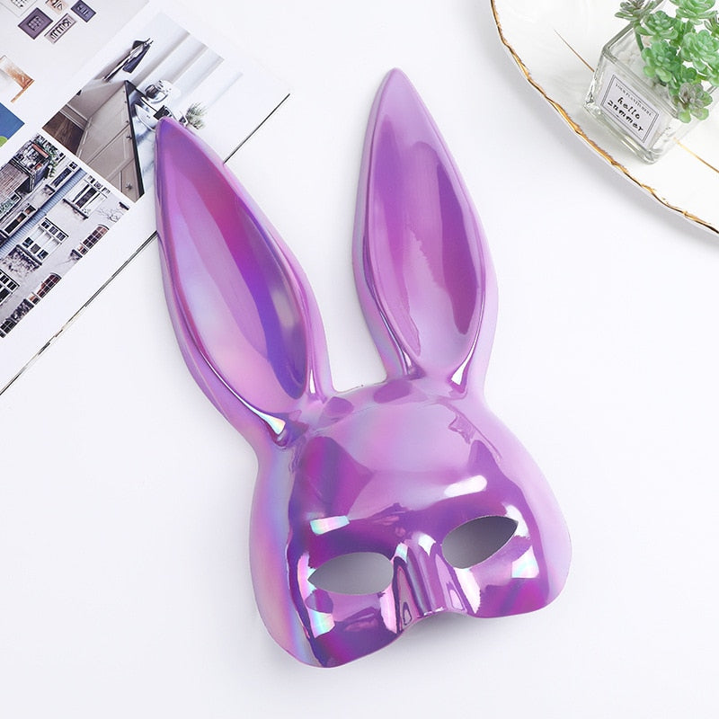 Maschera Bunny donna perlata coniglio Purple Insane Dress