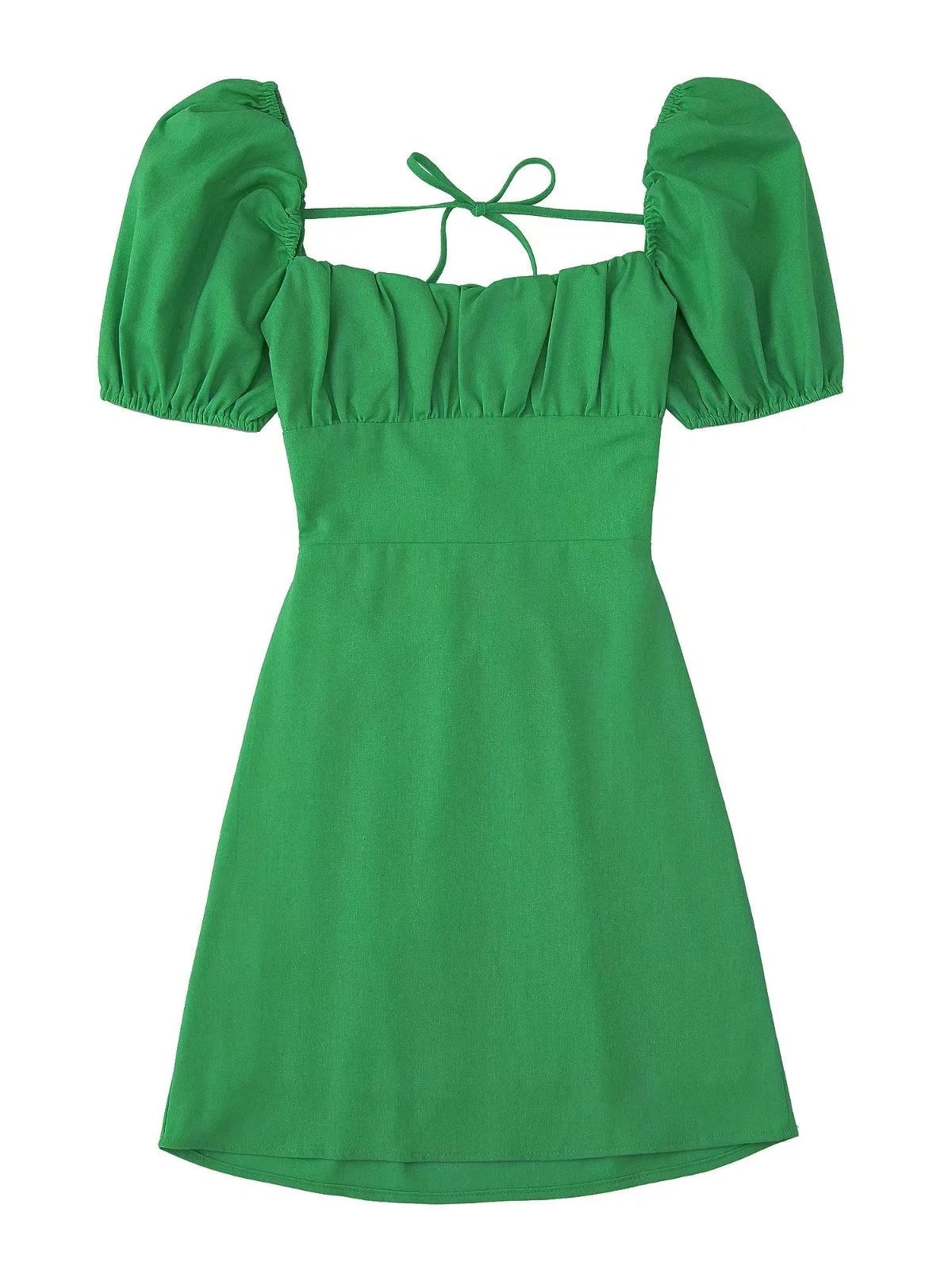 Abito corto donna balconcino Green Insane Dress