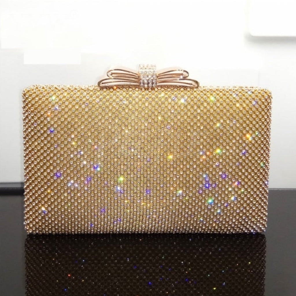 Clutch diamond Glitter Oro Insane dress