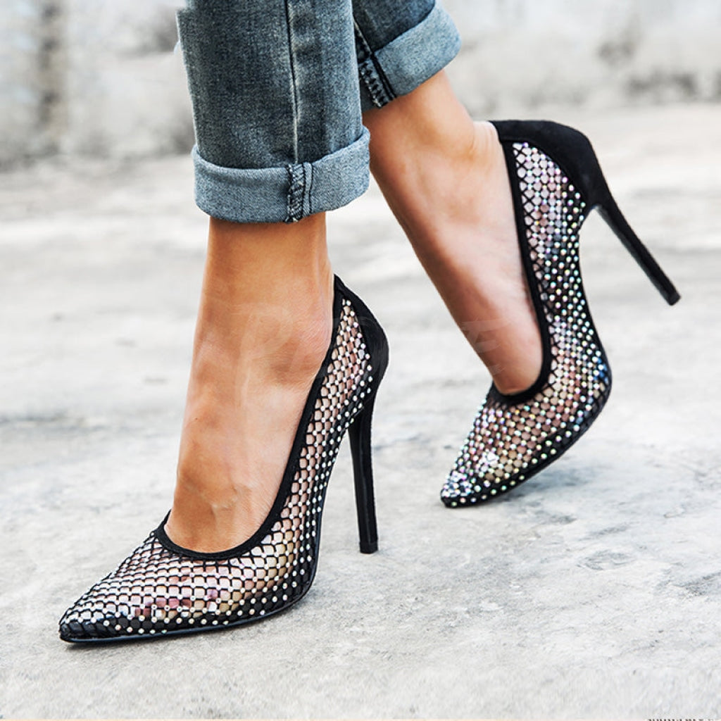 tacco web glitter Black MUST HAVE