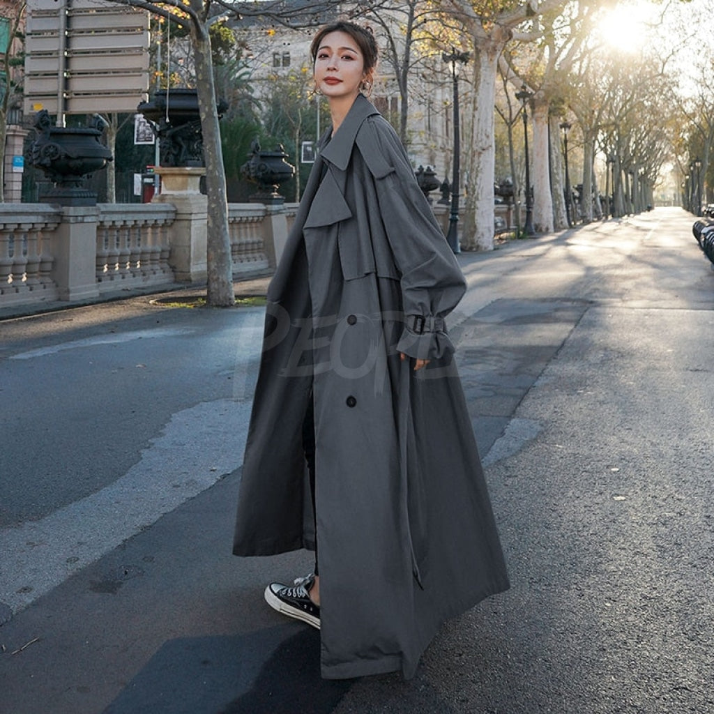 Maxy trench oversized Grey MUST HAVE