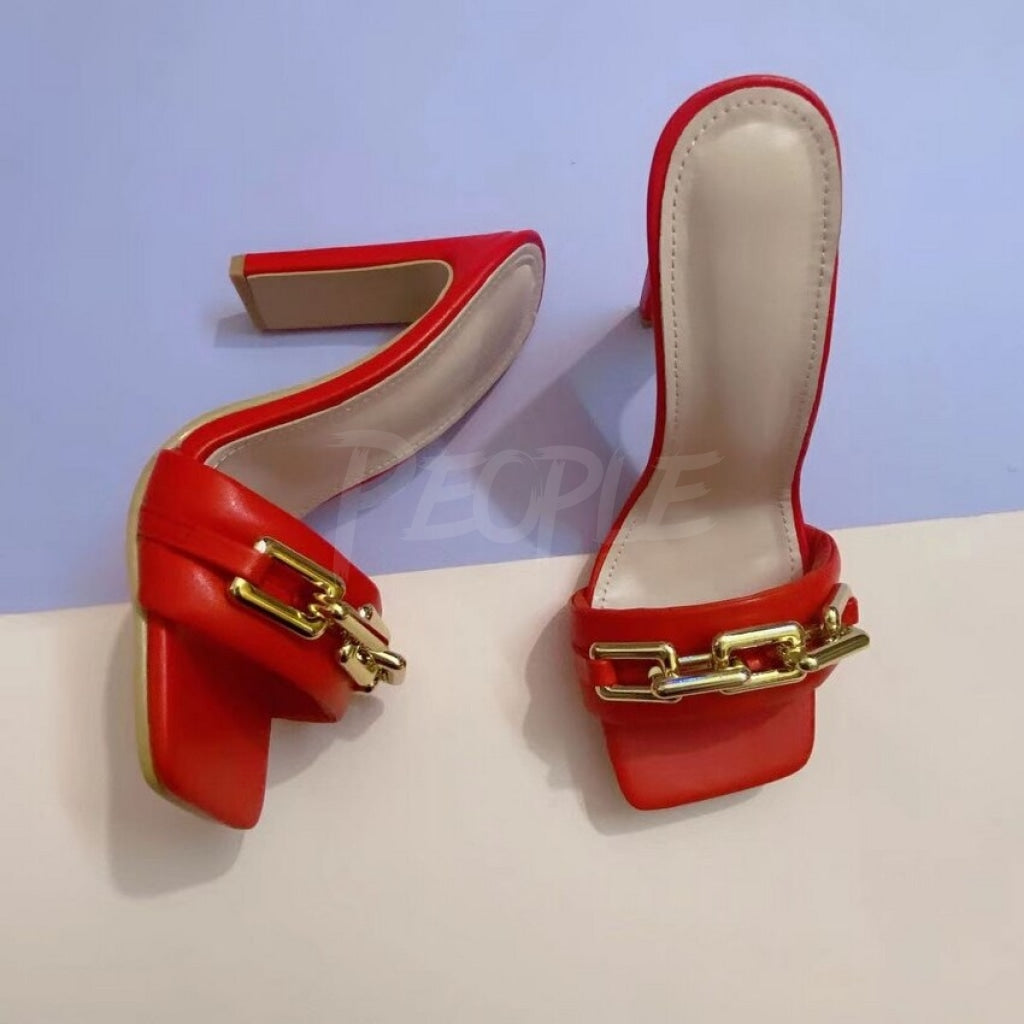 Sandalo Bonnie rosso MUST HAVE