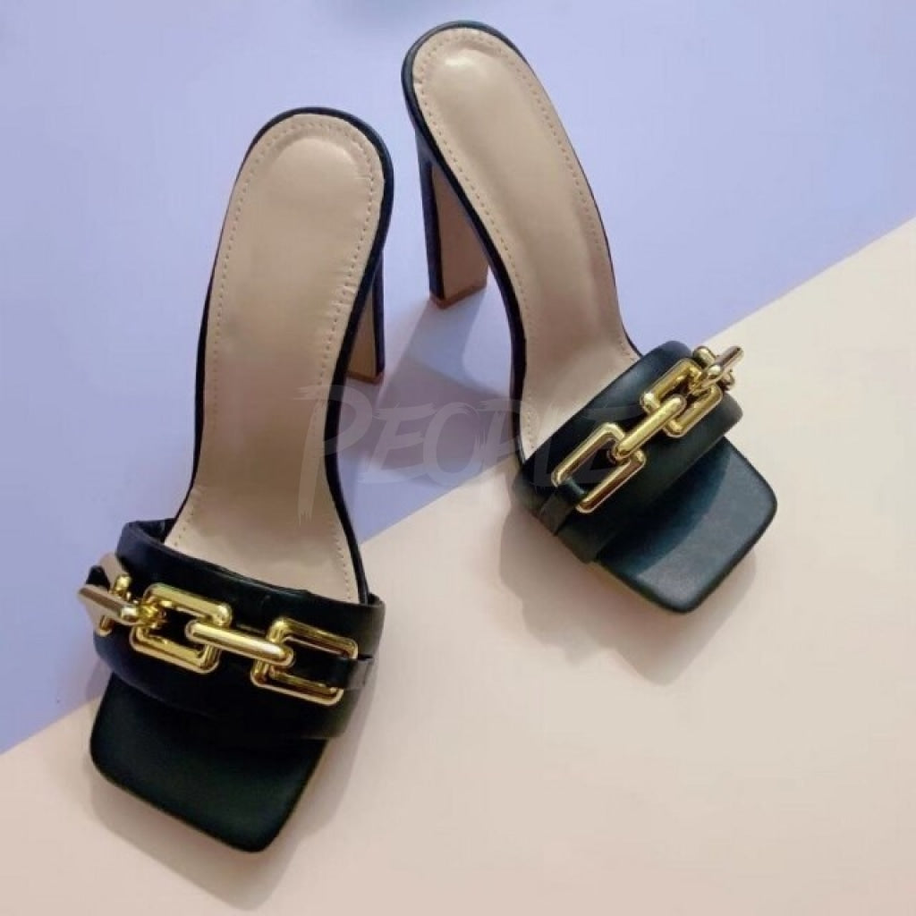 Sandalo Bonnie nero MUST HAVE