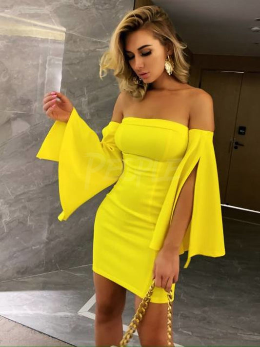 Mini Abito Alease Yellow MUST HAVE