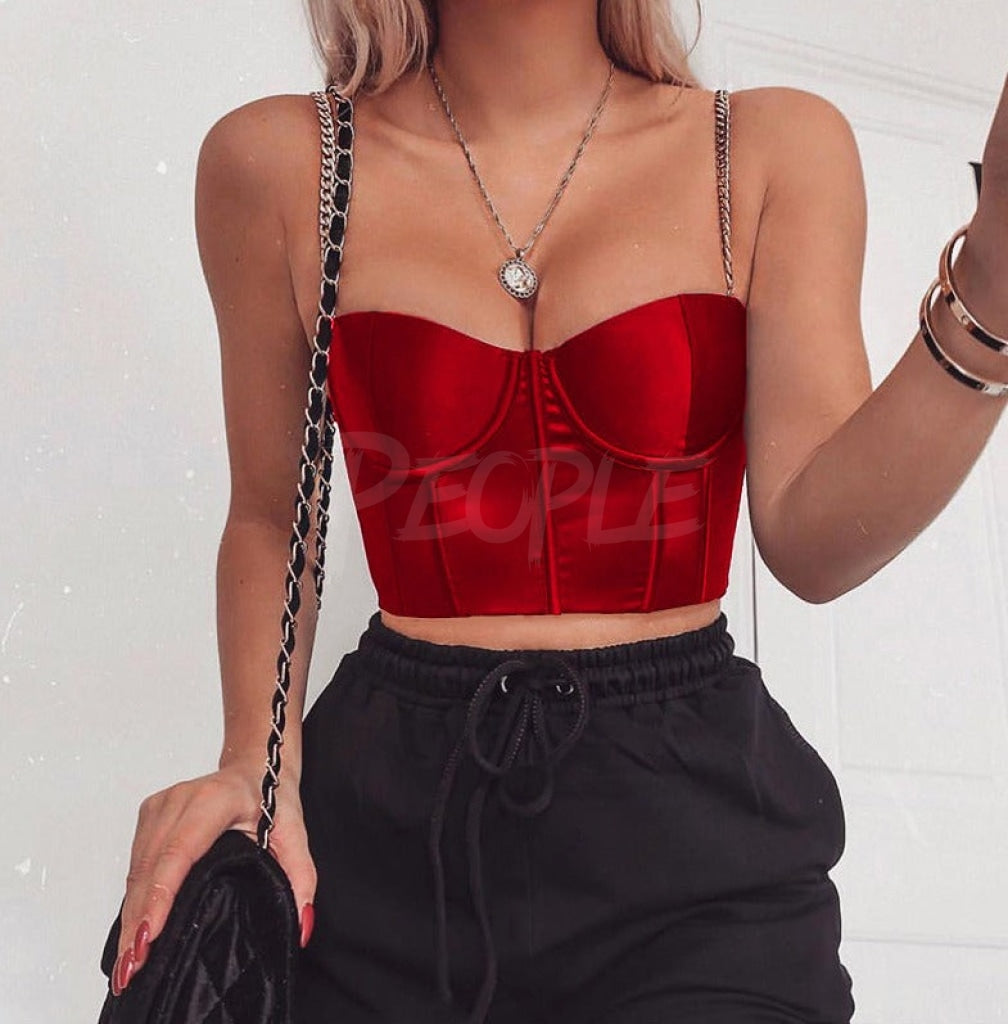 crop top Zowie Red MUST HAVE