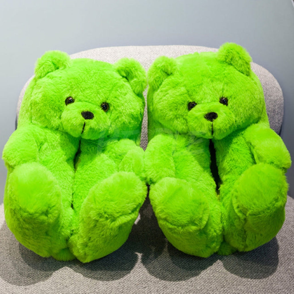 Ciabatte Teddy Bear green MUST HAVE