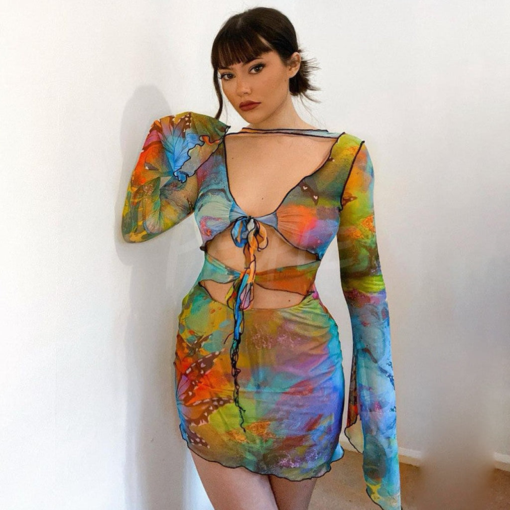 Tie Dyeing Dress A MUST HAVE