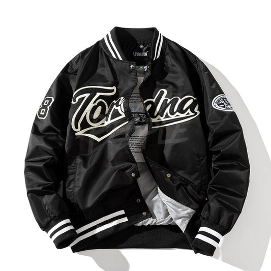 Hip Hop Baseball Jacket Black Insane dress