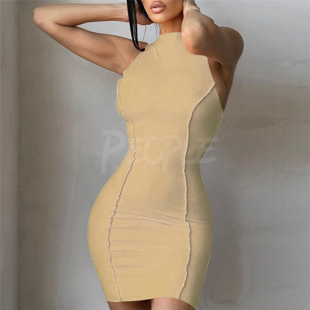 Mini Dress Jessie Apricot MUST HAVE